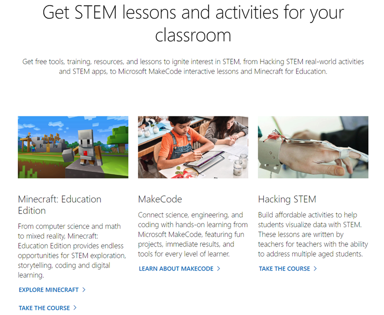 Microsoft STEM education
