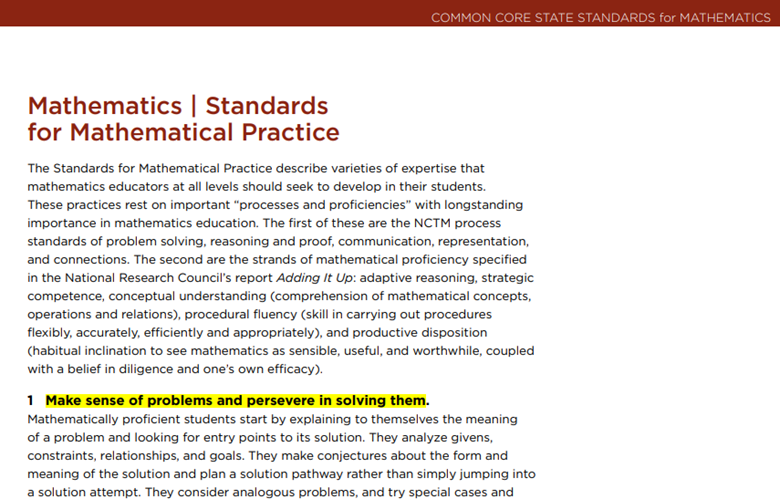 Common Core State Standards